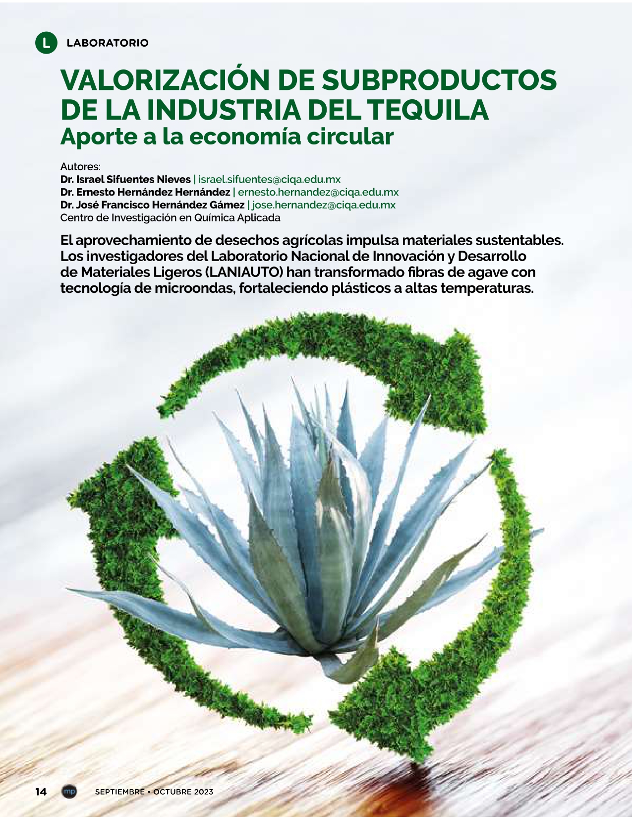 Valorización de subproductos de la industria del tequila